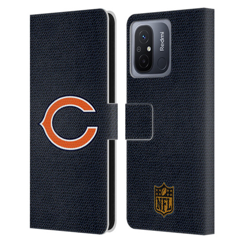 NFL Chicago Bears Logo Football Leather Book Wallet Case Cover For Xiaomi Redmi 12C