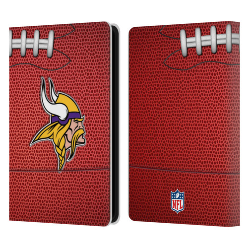 NFL Minnesota Vikings Graphics Football Leather Book Wallet Case Cover For Amazon Kindle Paperwhite 5 (2021)