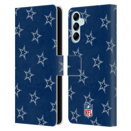NFL Dallas Cowboys Artwork Patterns Leather Book Wallet Case Cover For Samsung Galaxy M14 5G