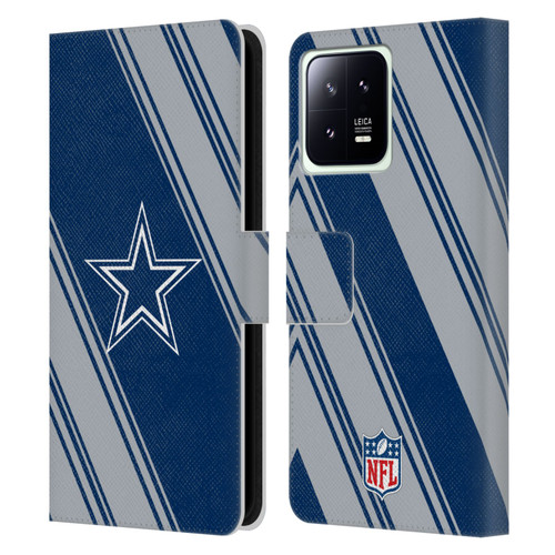 NFL Dallas Cowboys Artwork Stripes Leather Book Wallet Case Cover For Xiaomi 13 5G