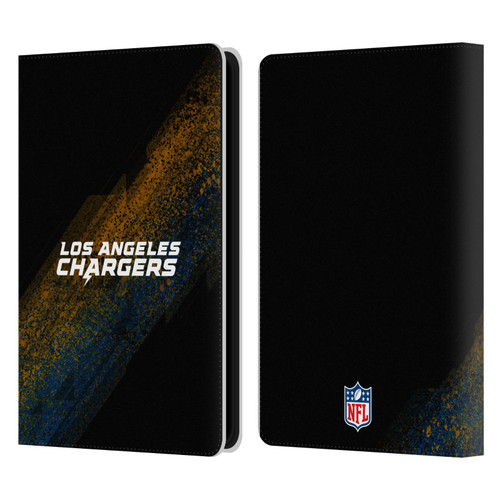 NFL Los Angeles Chargers Logo Blur Leather Book Wallet Case Cover For Amazon Kindle Paperwhite 5 (2021)