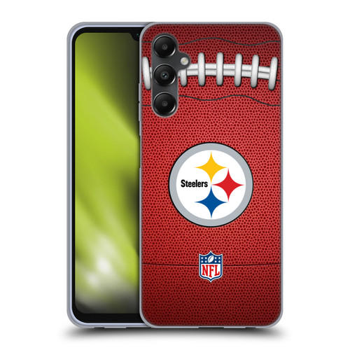 NFL Pittsburgh Steelers Graphics Football Soft Gel Case for Samsung Galaxy A05s