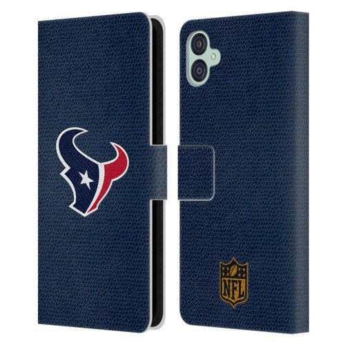 NFL Houston Texans Logo Football Leather Book Wallet Case Cover For Samsung Galaxy M04 5G / A04e