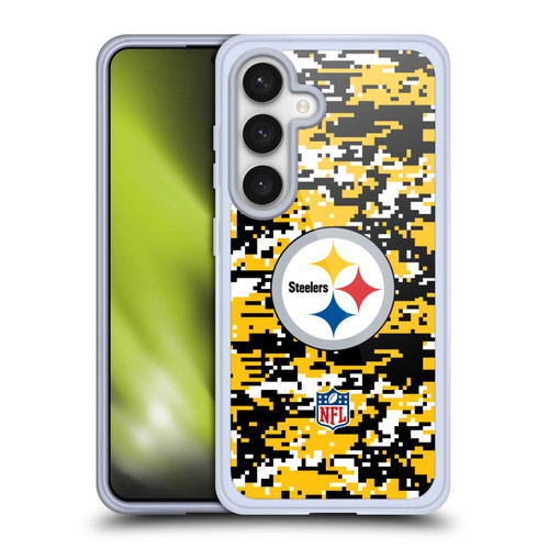 NFL Pittsburgh Steelers Graphics Digital Camouflage Soft Gel Case for Samsung Galaxy S24 5G