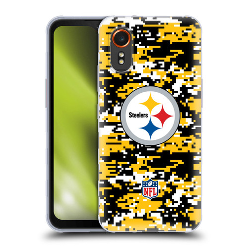NFL Pittsburgh Steelers Graphics Digital Camouflage Soft Gel Case for Samsung Galaxy Xcover7 5G