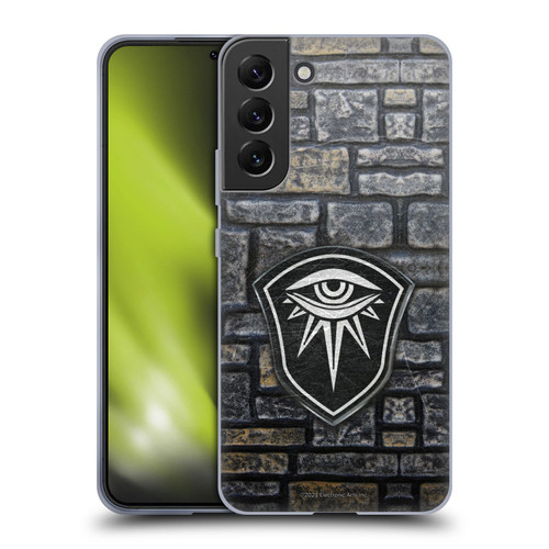 EA Bioware Dragon Age Inquisition Graphics Distressed Crest Soft Gel Case for Samsung Galaxy S22+ 5G