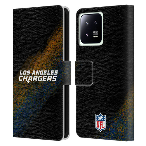 NFL Los Angeles Chargers Logo Blur Leather Book Wallet Case Cover For Xiaomi 13 5G