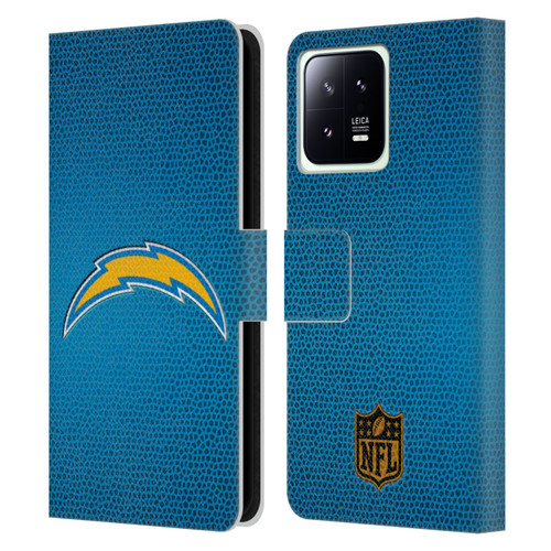 NFL Los Angeles Chargers Logo Football Leather Book Wallet Case Cover For Xiaomi 13 5G