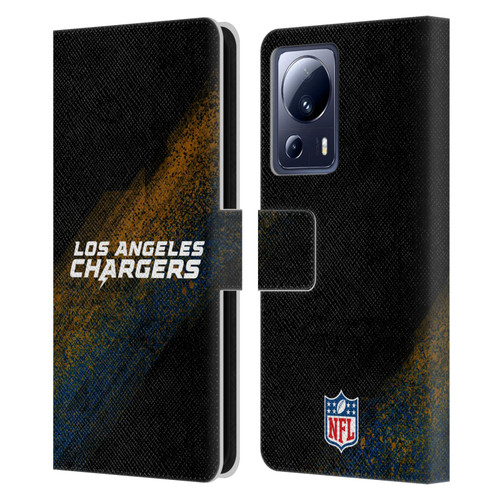 NFL Los Angeles Chargers Logo Blur Leather Book Wallet Case Cover For Xiaomi 13 Lite 5G