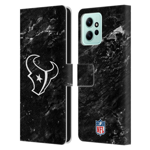 NFL Houston Texans Artwork Marble Leather Book Wallet Case Cover For Xiaomi Redmi 12