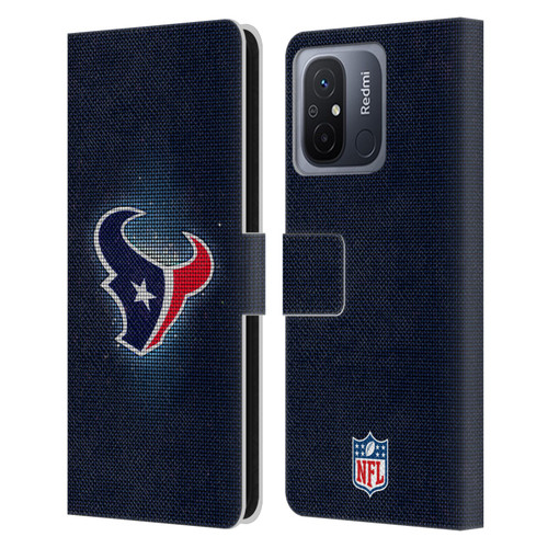 NFL Houston Texans Artwork LED Leather Book Wallet Case Cover For Xiaomi Redmi 12C