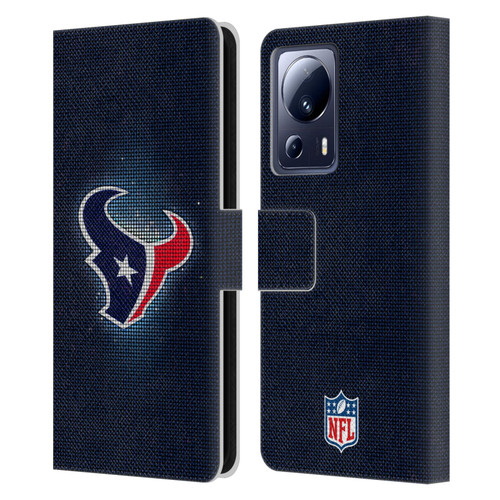 NFL Houston Texans Artwork LED Leather Book Wallet Case Cover For Xiaomi 13 Lite 5G