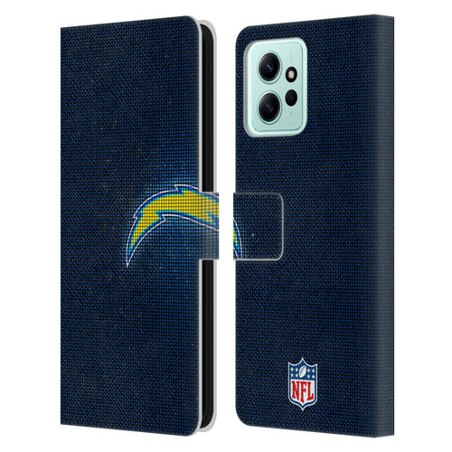 NFL Los Angeles Chargers Artwork LED Leather Book Wallet Case Cover For Xiaomi Redmi 12