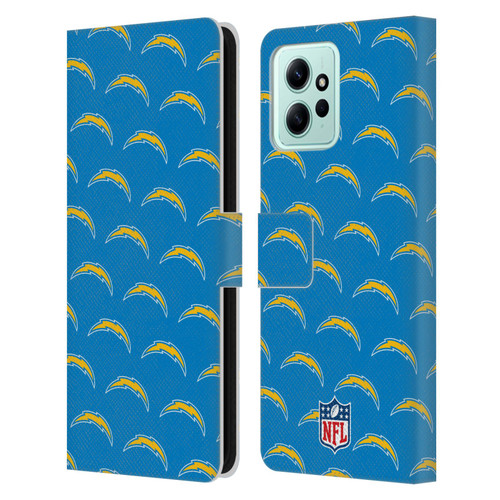 NFL Los Angeles Chargers Artwork Patterns Leather Book Wallet Case Cover For Xiaomi Redmi 12