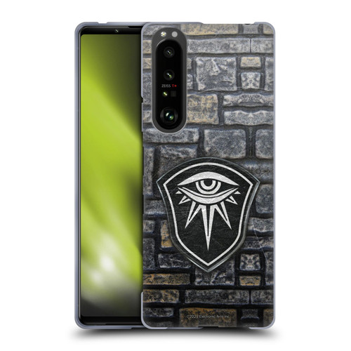 EA Bioware Dragon Age Inquisition Graphics Distressed Crest Soft Gel Case for Sony Xperia 1 III