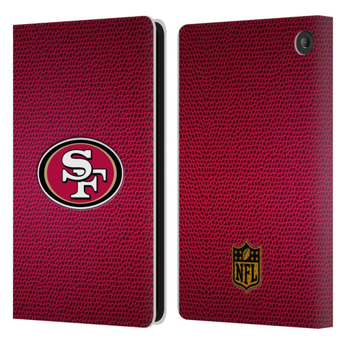NFL San Francisco 49Ers Logo Football Leather Book Wallet Case Cover For Amazon Fire 7 2022