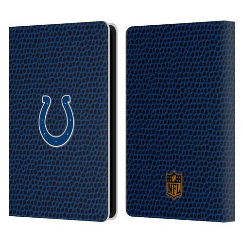 NFL Indianapolis Colts Logo Football Leather Book Wallet Case Cover For Amazon Kindle Paperwhite 5 (2021)