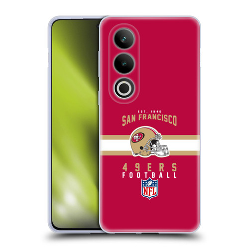 NFL San Francisco 49ers Graphics Helmet Typography Soft Gel Case for OPPO OnePlus Ace 3V 5G