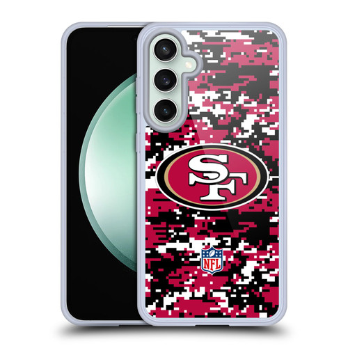 NFL San Francisco 49ers Graphics Digital Camouflage Soft Gel Case for Samsung Galaxy S23 FE 5G