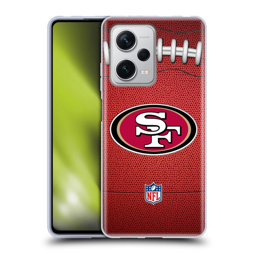 NFL San Francisco 49ers Graphics Football Soft Gel Case for Xiaomi Redmi Note 12 Pro+ 5G