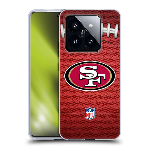 NFL San Francisco 49ers Graphics Football Soft Gel Case for Xiaomi 14 Pro