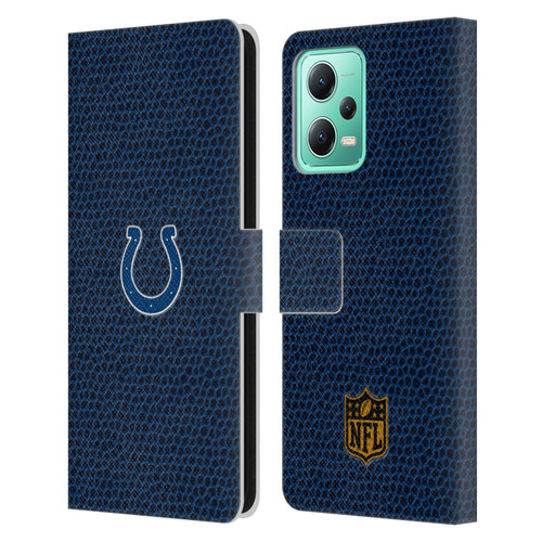 NFL Indianapolis Colts Logo Football Leather Book Wallet Case Cover For Xiaomi Redmi Note 12 5G