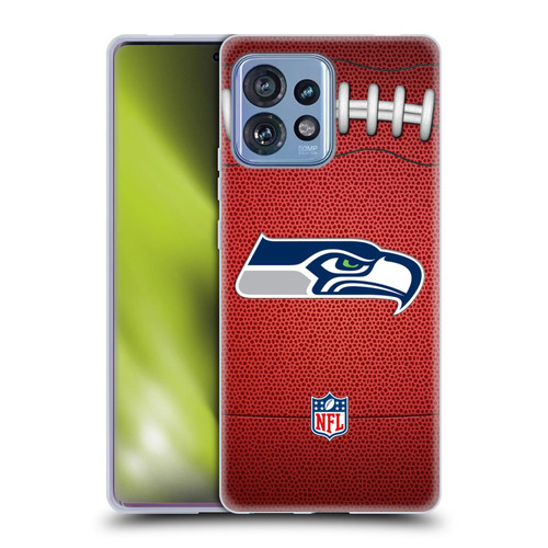 NFL Seattle Seahawks Graphics Football Soft Gel Case for Motorola Moto Edge 40 Pro