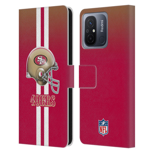 NFL San Francisco 49Ers Logo Helmet Leather Book Wallet Case Cover For Xiaomi Redmi 12C