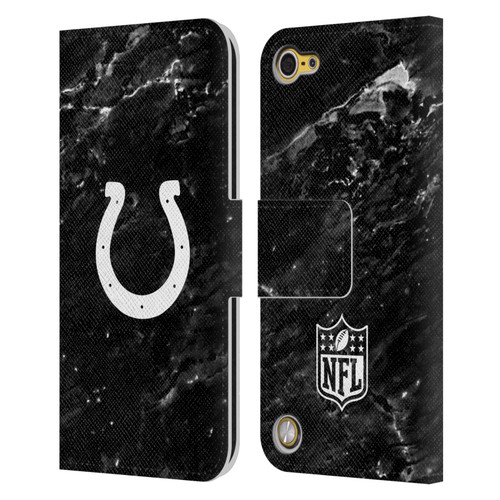 NFL Indianapolis Colts Artwork Marble Leather Book Wallet Case Cover For Apple iPod Touch 5G 5th Gen