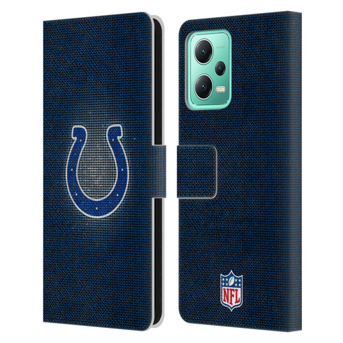 NFL Indianapolis Colts Artwork LED Leather Book Wallet Case Cover For Xiaomi Redmi Note 12 5G