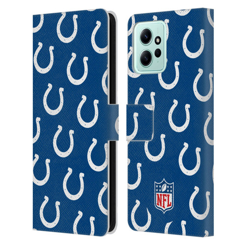 NFL Indianapolis Colts Artwork Patterns Leather Book Wallet Case Cover For Xiaomi Redmi 12