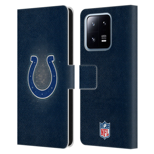 NFL Indianapolis Colts Artwork LED Leather Book Wallet Case Cover For Xiaomi 13 Pro 5G