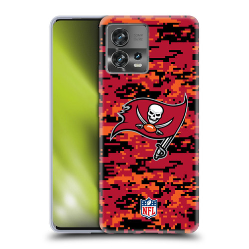 NFL Tampa Bay Buccaneers Graphics Digital Camouflage Soft Gel Case for Motorola Moto Edge 30 Fusion