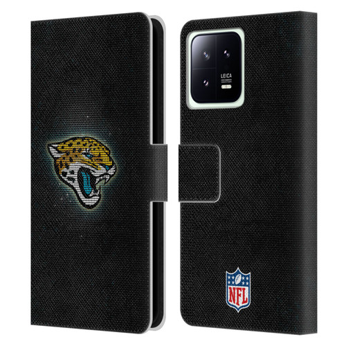 NFL Jacksonville Jaguars Artwork LED Leather Book Wallet Case Cover For Xiaomi 13 5G