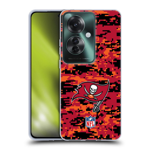 NFL Tampa Bay Buccaneers Graphics Digital Camouflage Soft Gel Case for OPPO Reno11 F 5G / F25 Pro 5G