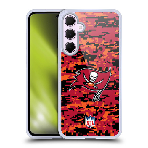NFL Tampa Bay Buccaneers Graphics Digital Camouflage Soft Gel Case for Samsung Galaxy A35 5G