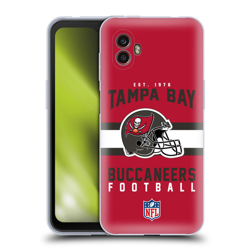 NFL Tampa Bay Buccaneers Graphics Helmet Typography Soft Gel Case for Samsung Galaxy Xcover6 Pro/Pro2