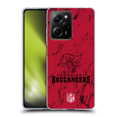 NFL Tampa Bay Buccaneers Graphics Coloured Marble Soft Gel Case for Xiaomi Redmi Note 12 Pro 5G