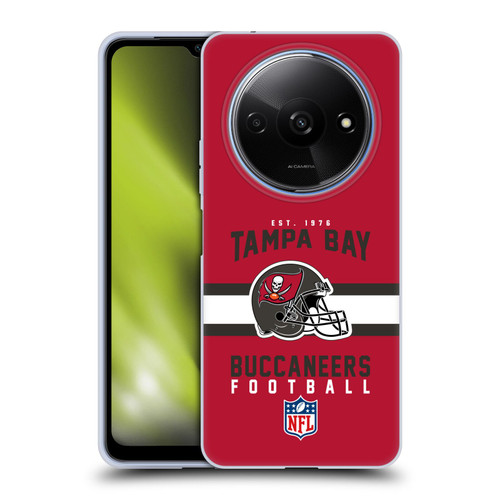 NFL Tampa Bay Buccaneers Graphics Helmet Typography Soft Gel Case for Xiaomi Redmi A3