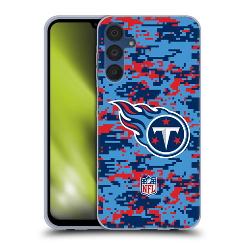 NFL Tennessee Titans Graphics Digital Camouflage Soft Gel Case for Samsung Galaxy A15