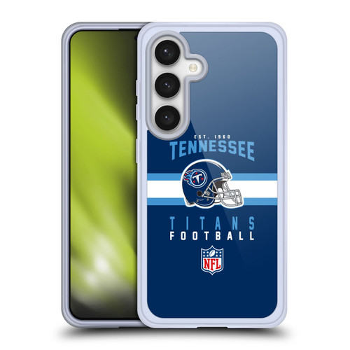 NFL Tennessee Titans Graphics Helmet Typography Soft Gel Case for Samsung Galaxy S24 5G