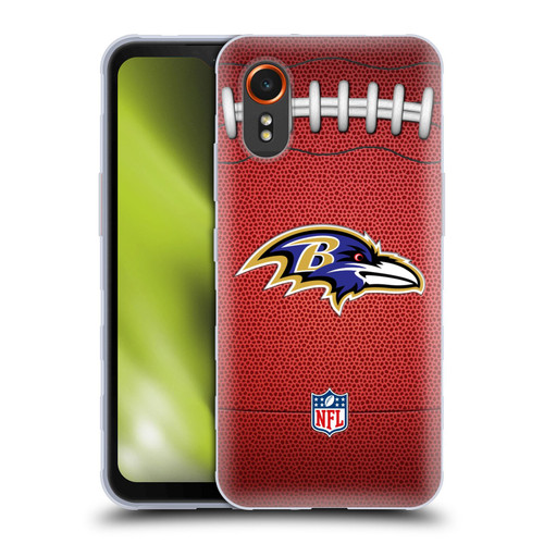 NFL Baltimore Ravens Graphics Football Soft Gel Case for Samsung Galaxy Xcover7 5G