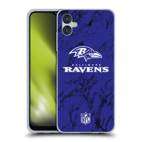 NFL Baltimore Ravens Graphics Coloured Marble Soft Gel Case for Samsung Galaxy M04 5G / A04e