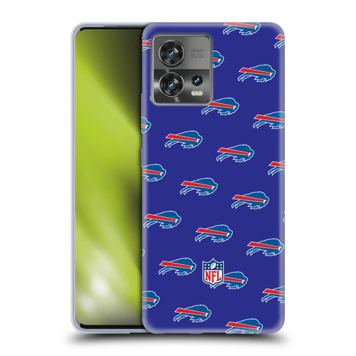 NFL Buffalo Bills Artwork Patterns Soft Gel Case for Motorola Moto Edge 30 Fusion