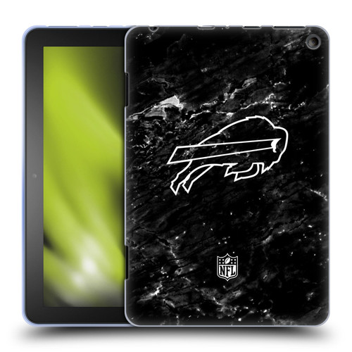 NFL Buffalo Bills Artwork Marble Soft Gel Case for Amazon Fire HD 8/Fire HD 8 Plus 2020