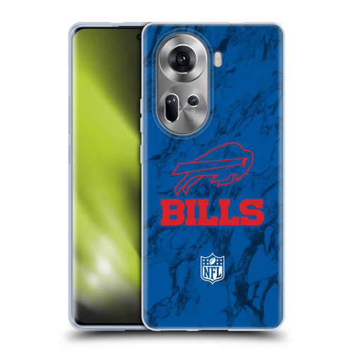 NFL Buffalo Bills Graphics Coloured Marble Soft Gel Case for OPPO Reno11