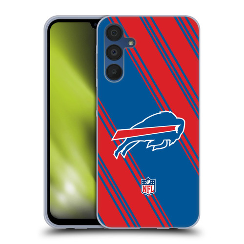 NFL Buffalo Bills Artwork Stripes Soft Gel Case for Samsung Galaxy A15 NFL Buffalo Bills Artwork Stripes Soft Gel Case for Samsung Galaxy A15