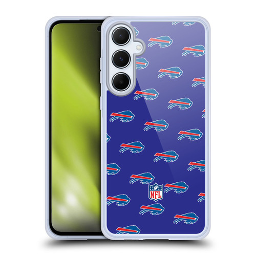 NFL Buffalo Bills Artwork Patterns Soft Gel Case for Samsung Galaxy A55 5G