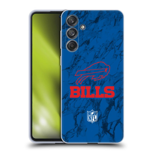 NFL Buffalo Bills Graphics Coloured Marble Soft Gel Case for Samsung Galaxy M55 5G