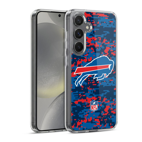 NFL Buffalo Bills Graphics Digital Camouflage Soft Gel Case for Samsung Galaxy S24 5G & MagSafe